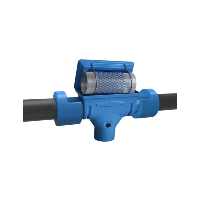 Regenwaterfilter inline compact BETON SET (voor beton regenwaterputten)