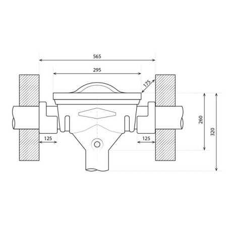 Regenwaterfilter inline compact BETON SET (voor beton regenwaterputten) Regenwaterfilter inline compact BETON SET (voor beton regenwaterputten)