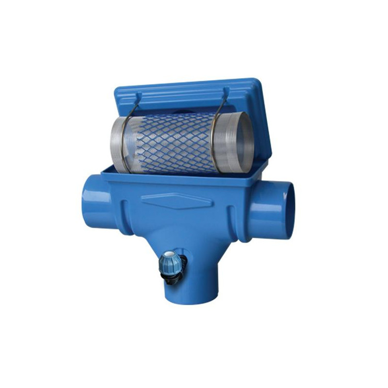 Filtre d'eau de pluie inline compact (pour citernes en polyéthylène)