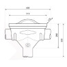 Filtre d'eau de pluie inline compact (pour citernes en polyéthylène)