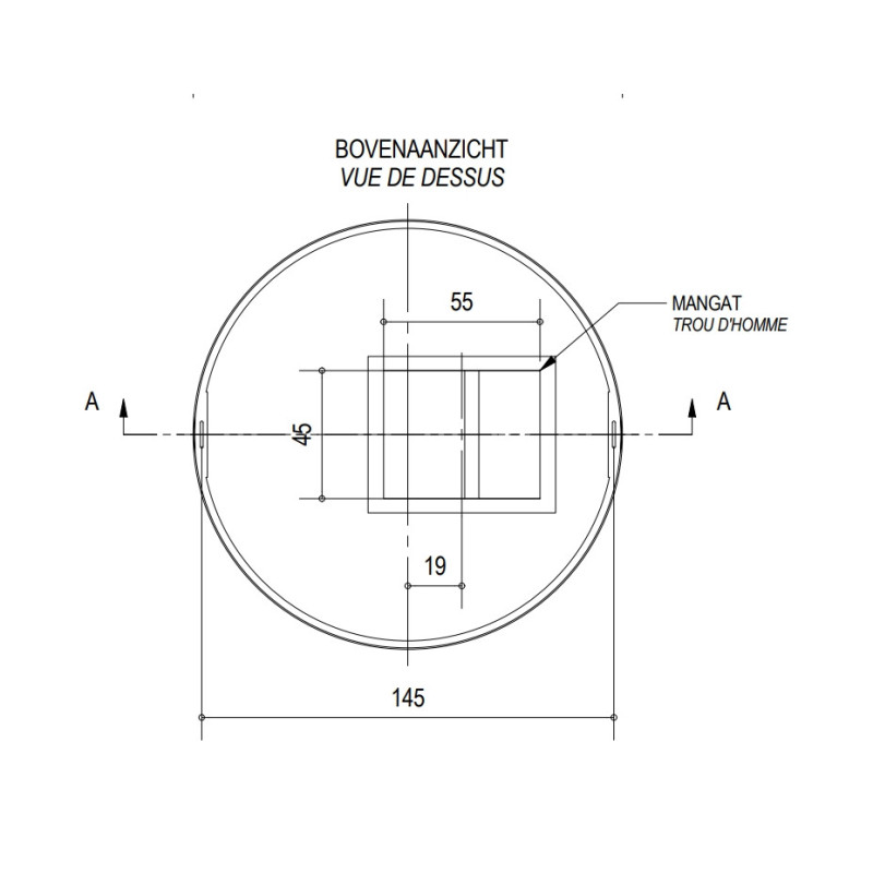 Fosse septique 1 500 L en béton - 4 EH