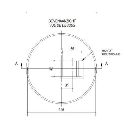 Fosse septique 3 000 L en béton - 8 EH