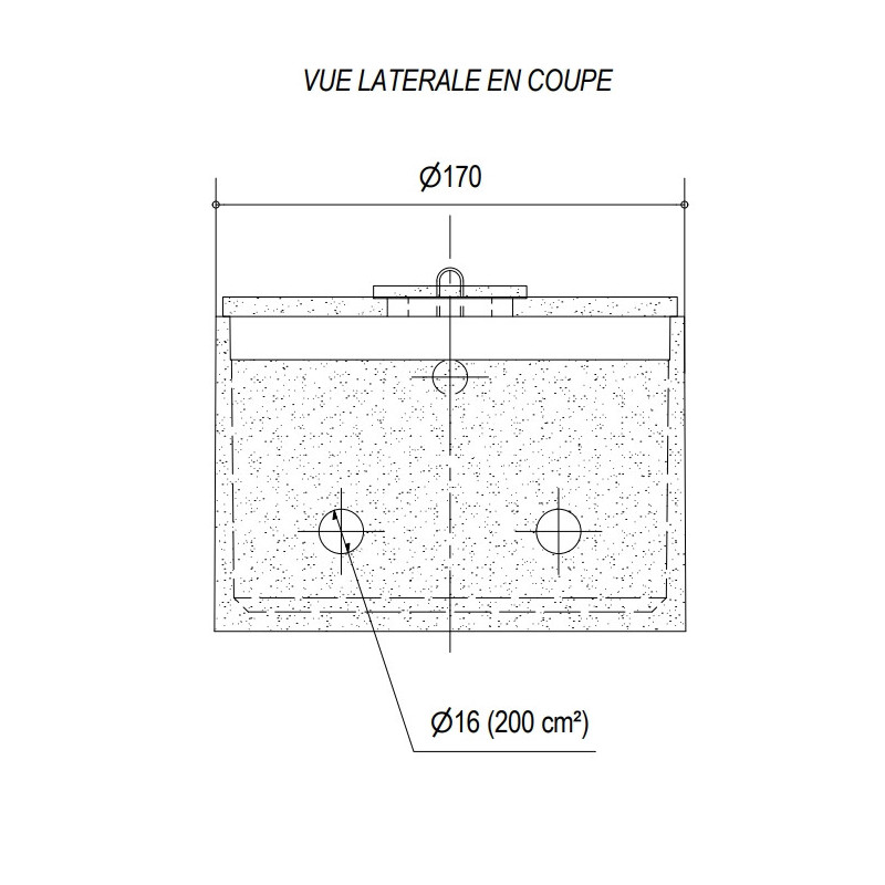 Fosse septique 2 000 L en béton - 5 EH