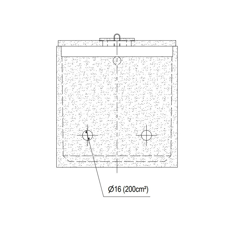 Fosse septique 5 000 L en béton - 15 EH