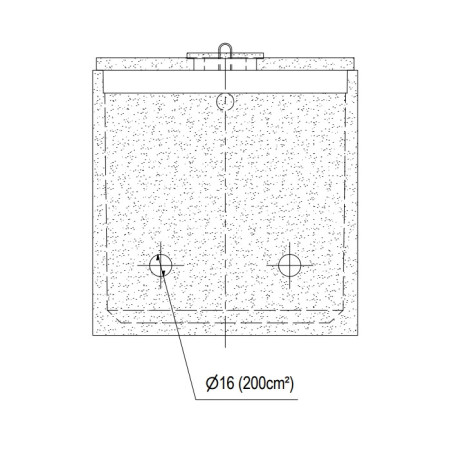 Fosse septique 5 000 L en béton - 15 EH