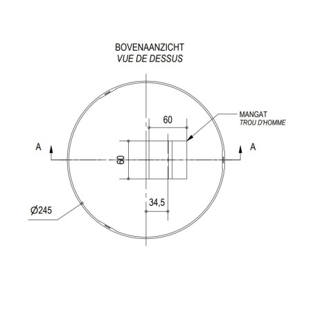 Fosse septique 7 500 L en béton - 24 EH