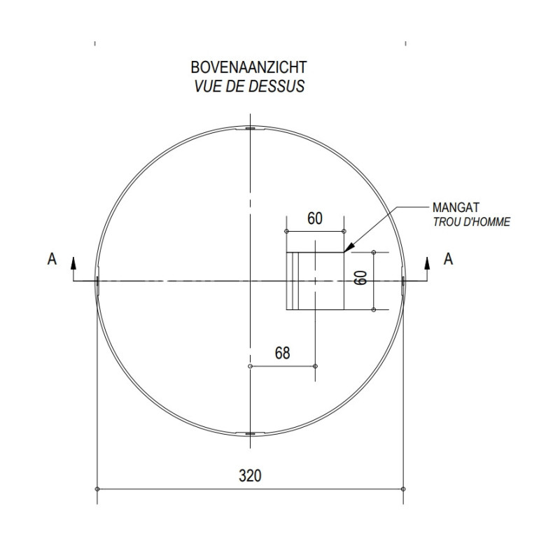 Fosse septique 15 000 L en béton - 53 EH