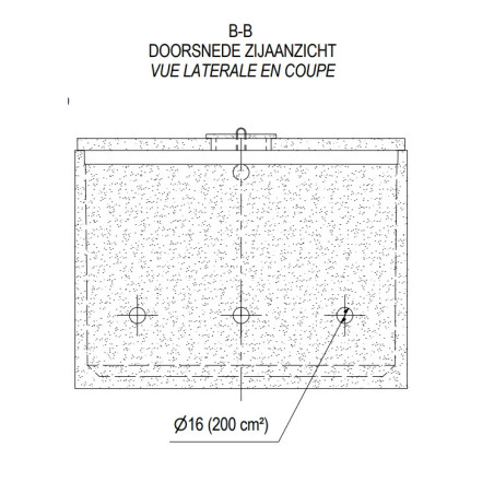 Fosse septique 20 000 L en béton - 76 EH