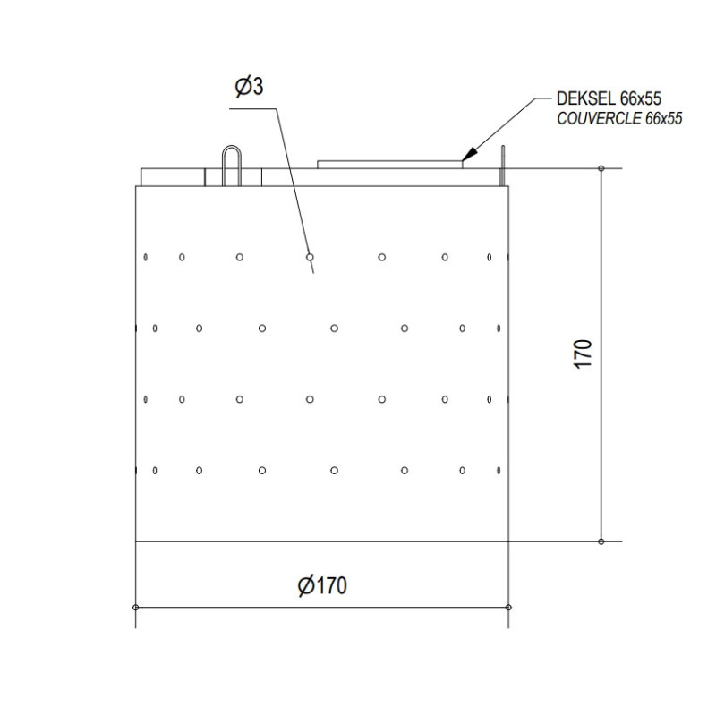 Puits perdu 3 000 L en béton