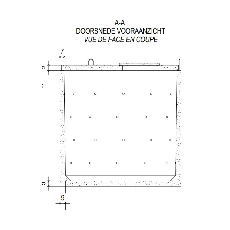 Puits perdu 5 000 L en béton