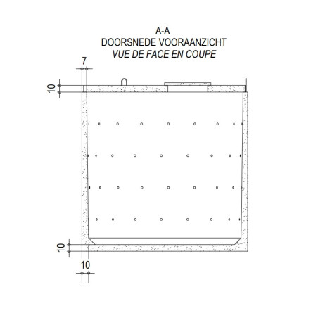 Puits perdu 10 000 L en béton