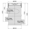 Cycloonfilter WFF 100 ZONDER opzetstuk voor regenwatertanks Cycloonfilter WFF 100 ZONDER opzetstuk voor regenwatertanks