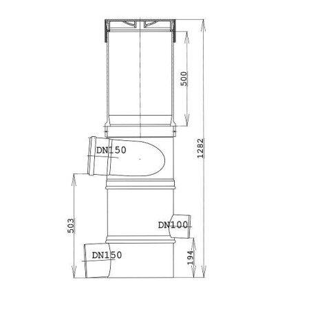 Cycloon filter WFF150 MET opzetstuk voor regenwatertanks Cycloon filter WFF150 MET opzetstuk voor regenwatertanks