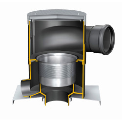 Filtre cyclone WFF 300 - grande surface de toiture  - passage véhicule 60 T - WF 3001