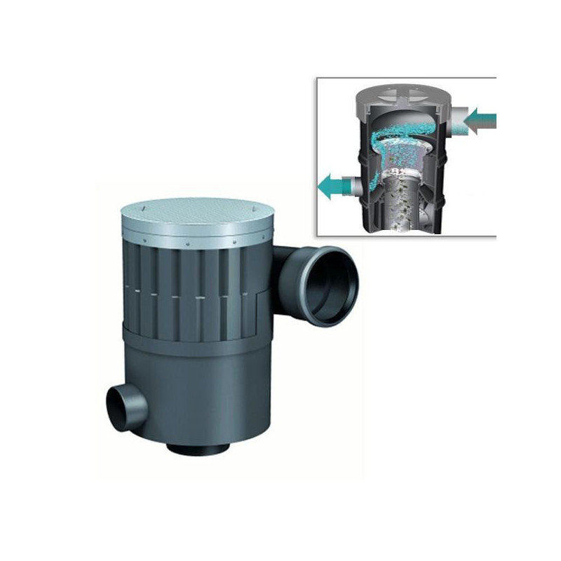 Filtre cyclone WFF 300 - grande surface de toiture  - passage véhicule 60 T - WF 3001