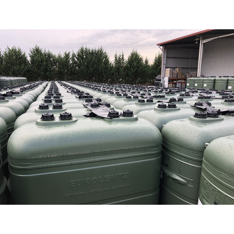 Citerne à mazout EUROLENTZ confort double paroi 1 000 L (stockage extérieur)