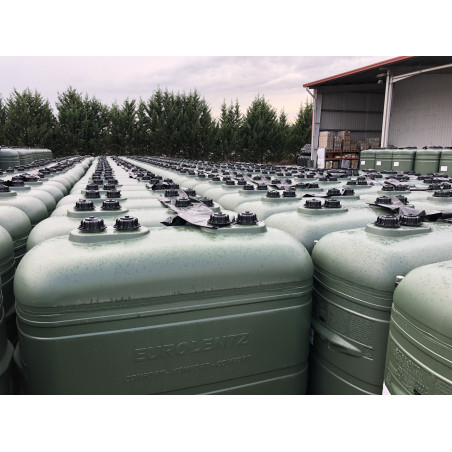 Citerne à mazout EUROLENTZ confort double paroi 1 000 L (stockage extérieur)