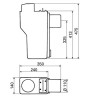 Siphon de trop-plein DN 110 mm (Multisiphon) avec options Siphon de trop-plein DN 110 mm (Multisiphon) avec options