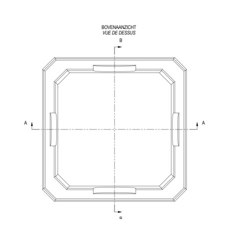 Rehausse pour citernes en béton (L 60 x H 30 x Pr 60 cm)