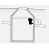 Siphon de trop-plein DN 110 mm (Multisiphon) avec options Siphon de trop-plein DN 110 mm (Multisiphon) avec options