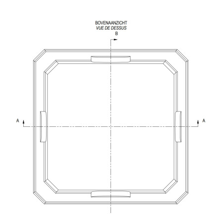 Rehausse pour citernes en béton (L 70 x H 30 x Pr 70 cm)