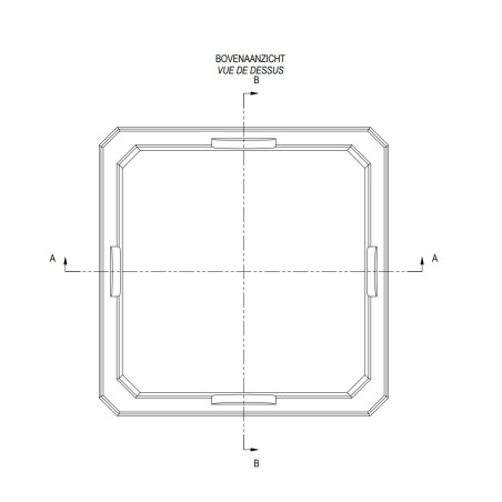 Rehausse pour citernes en béton (L 80 x H 30 x Pr 80 cm)