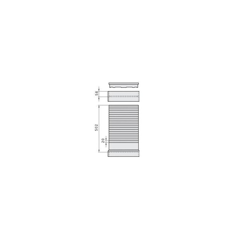 Anneau de fermeture en PP pour filtre WFF 100 & WFF 150 Wisy - ZW 1000