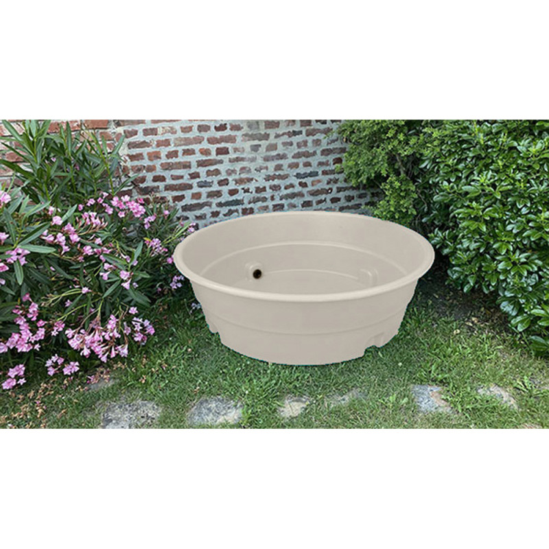 Piscine pour enfants en polyéthylène rotomoulé - 500 L (beige)