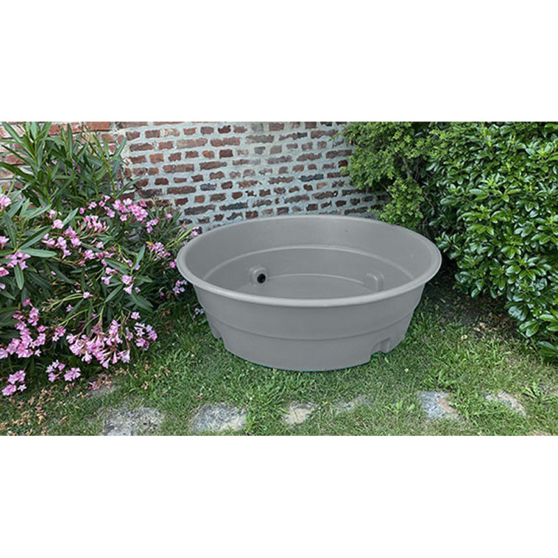 Piscine pour enfants en polyéthylène rotomoulé - 500 L (gris clair)