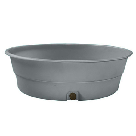 Piscine pour enfants en polyéthylène rotomoulé - 900 L (gris clair)