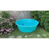 Piscine pour enfants en polyéthylène rotomoulé - 1 300 L (bleu)