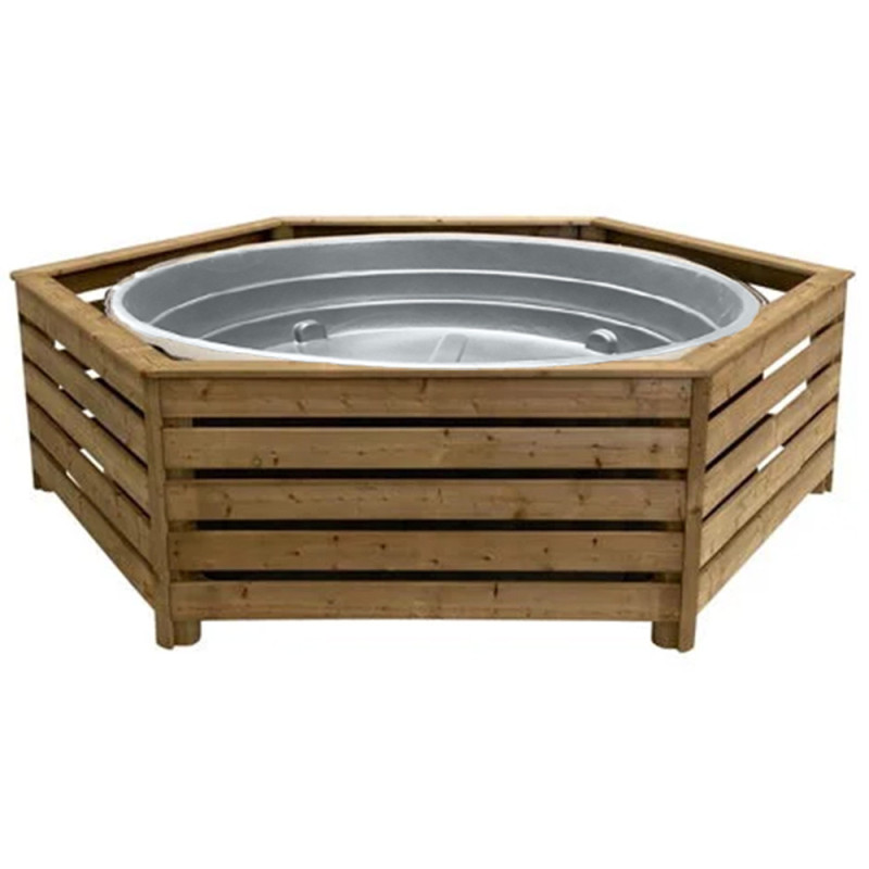 Piscine pour enfants en polyéthylène rotomoulé - 900 L (beige)