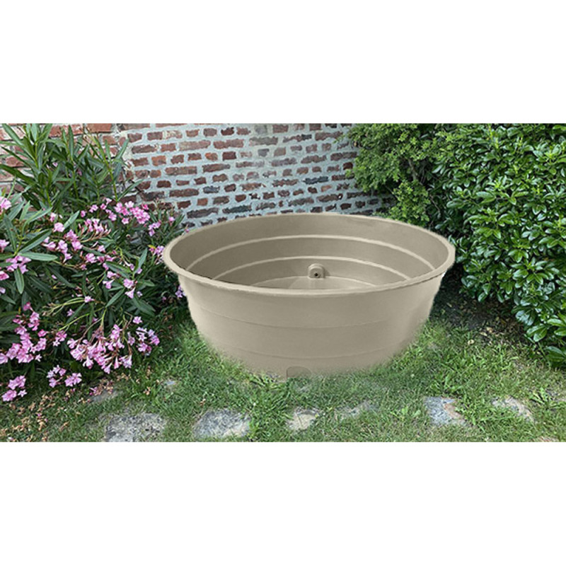 Piscine pour enfants en polyéthylène rotomoulé - 1 900 L (beige)