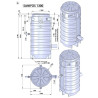 Sanifos 1300 2 VX SP S - station de relevage conçue pour le relevage des eaux usées (par ex. immeubles, locaux profes....)