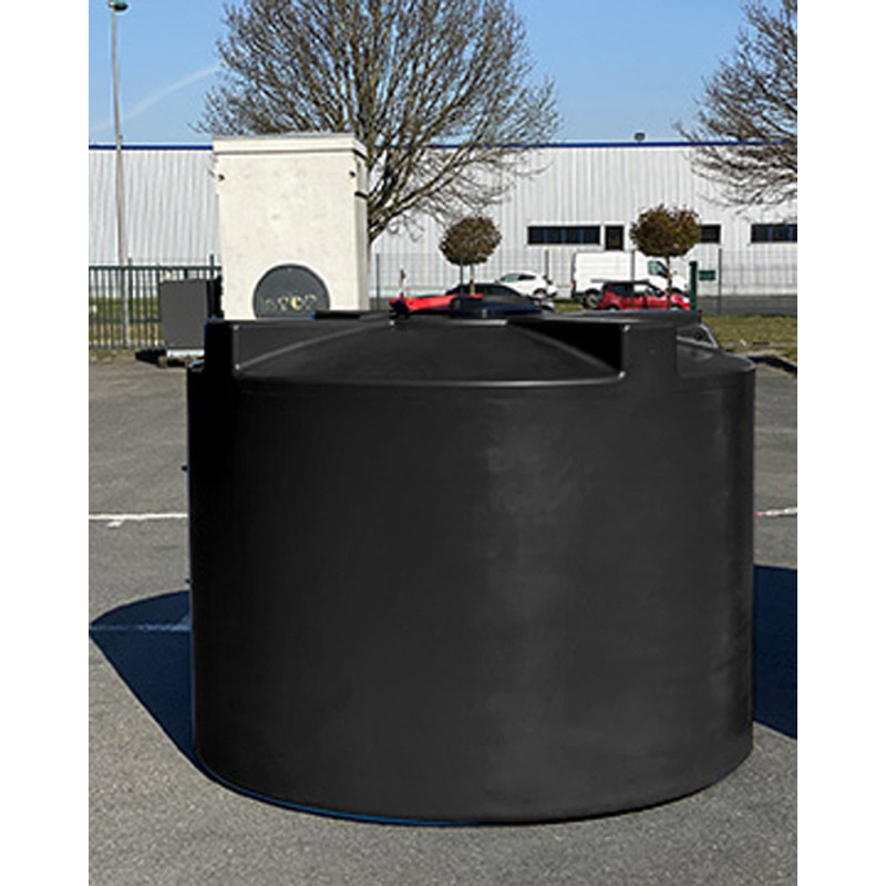 Citerne de stockage hors sol 4 000 L - coloris noir