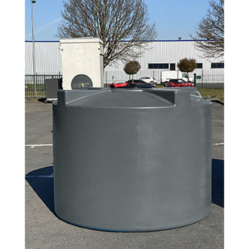 Citerne de stockage hors sol 4 000 L - coloris gris