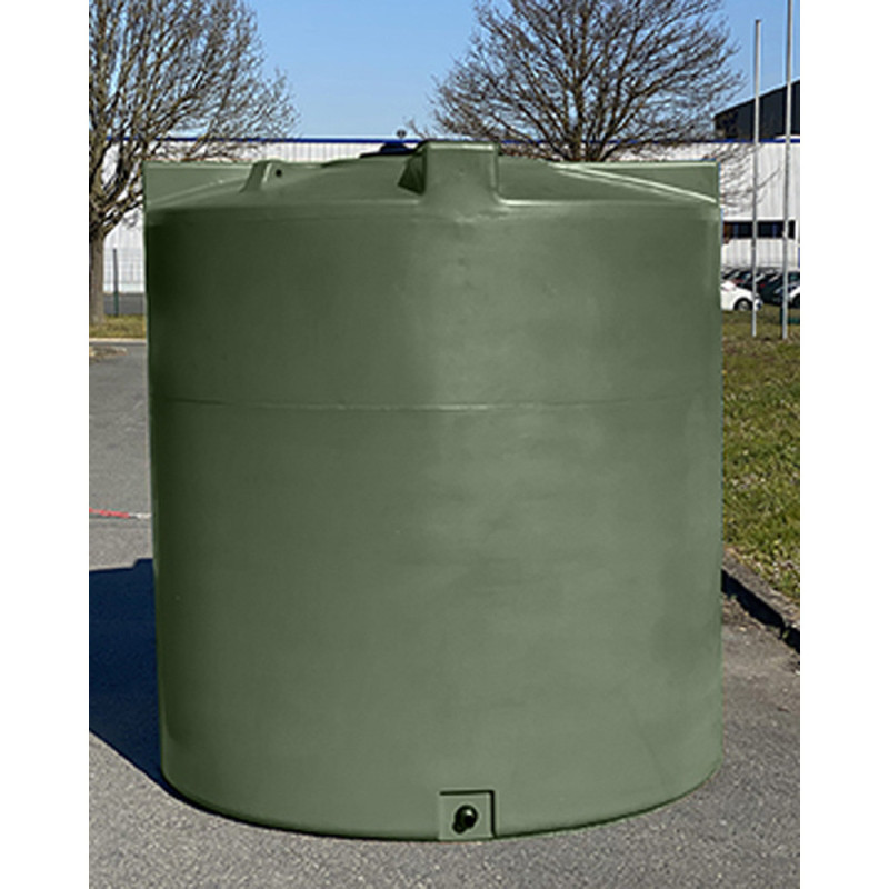 Citerne de stockage hors sol 5 000 L - coloris vert foncé