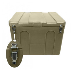 Coffre de rangement 140 L - coloris taupe