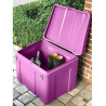 Coffre de rangement 140 L - coloris violet