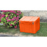 Coffre de rangement 140 L - coloris rouge