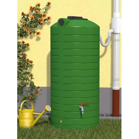 Regenton set (Stabilix 500 L + filter + verbindingsslang + kraan + Wisy gieter) GT 5300 groen kleur Regenton set (Stabilix 500 L + filter + verbindingsslang + kraan + Wisy gieter) GT 5300 groen kleur