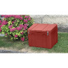 Coffre de rangement 140 L - coloris rouge foncé