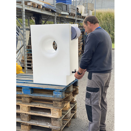 Station de lavage pour les mains - coloris blanc