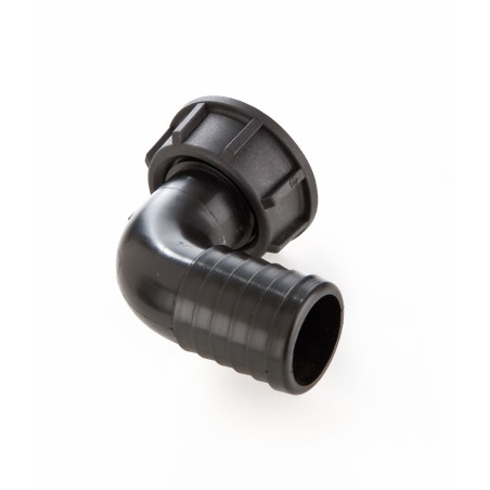 Uitloop 1 1/4" - 90° gehoekt met wartelmoer geschikt voor 1 1/4" draadaansluiting - 15810 Uitloop 1 1/4" - 90° gehoekt met wartelmoer geschikt voor 1 1/4" draadaansluiting - 15810