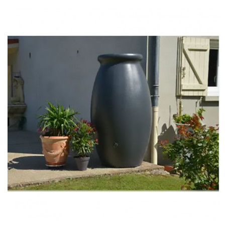 Récupérateur d'eau Jarre Toscan 500 litres -  coloris anthracite