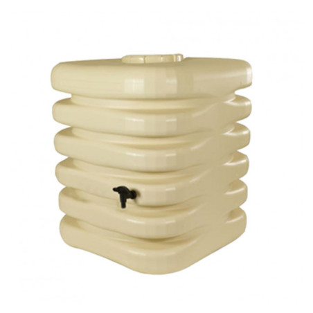 Récupérateur 1 000 L d'eau de pluie CUBIQUE - coloris beige