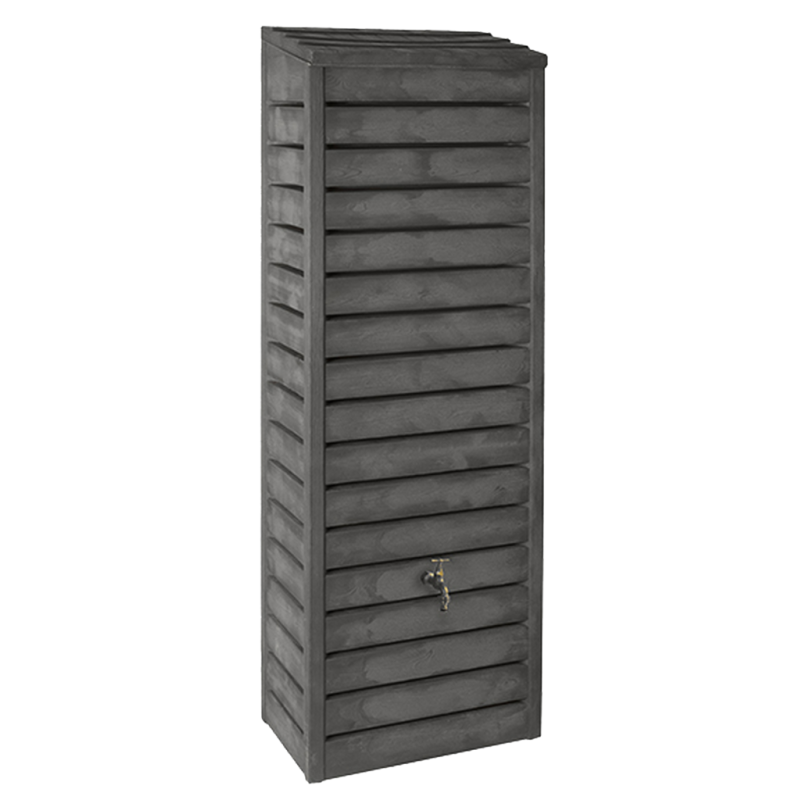 Récupérateur  d'eau de pluie mural 300 L FORESTIER - coloris anthracite