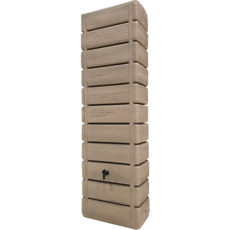 Récupérateur  d'eau de pluie mural 300 L WOOD - coloris beige