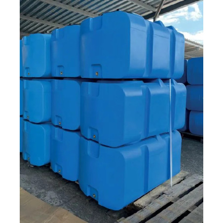 Bovengrondse regenwatertank 100 L (blauwe kleur)