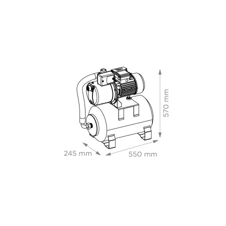 Drukverhogingspomp Saniboost SJ 5-55 B Drukverhogingspomp Saniboost SJ 5-55 B